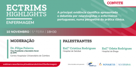 Em contagem decrescente para o webinar ECTRIMS Highlights em Enfermagem