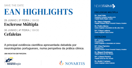 Dr. José Vale e Dr.ª Isabel Luzeiro convidam a assistir ao EAN Highlights