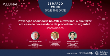 Participe no webinar sobre a prevenção secundária no AVC e reversão