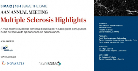 Fique a par das novidades da AAN ANNUAL MEETING em esclerose múltipla